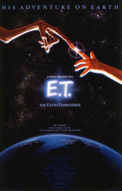 ET The Extra-Terrestrial movie poster