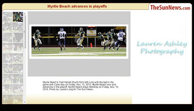 Myrtle Beach Seahawks vs. Cane Bay Cobras November 2010