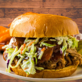 Slow cooker pulled pork with root beer