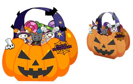 Halloween Treat Bag Papercraft