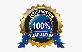 100% satisfaction guarantee
