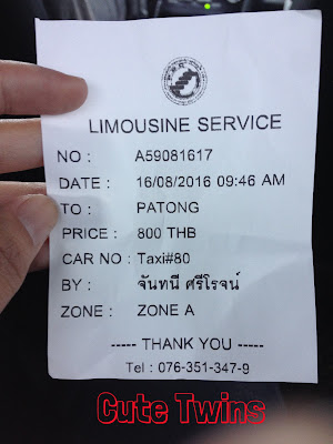 Taksi dari Phuket Airport ke Patong Beach