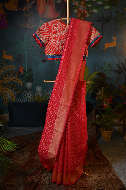 Banarasi cotton saree