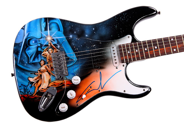 Star Wars Themed Guitar Seen On www.cars-motors-modification.blogspot.com