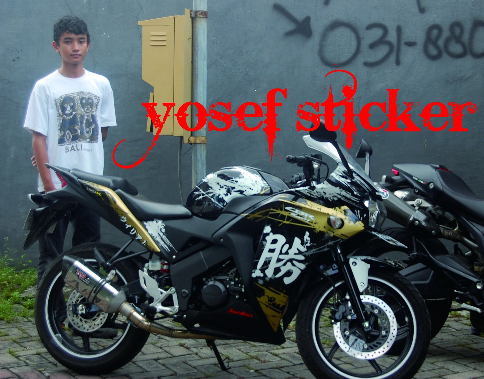 YOSEF CUTTING STICKER SURABAYA CUTTING STICKER NINJA 250 STICKER