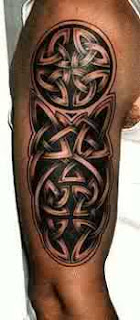 Black tattoo celtic on arm gentleman picture