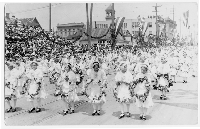 Vintage Portland rose Parade Children's Parade