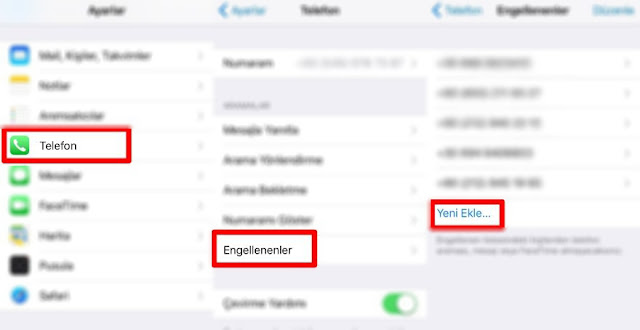 iPhone'da İstenmeyen Numara Nasıl Engellenir?