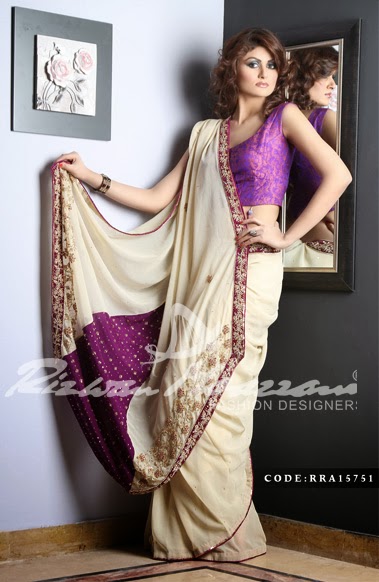 Best Sarees Collection of Pakistani Designer Rizwan 