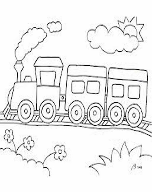 Mewarnai Gambar Api - Gambar Gambar Mewarnai Kereta Api Anak Paud Tk Aneka di ... - Cara membuat background gambar di ms word 2007.