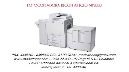 FOTOCOPIADORA RICOH AFICIO MP8000