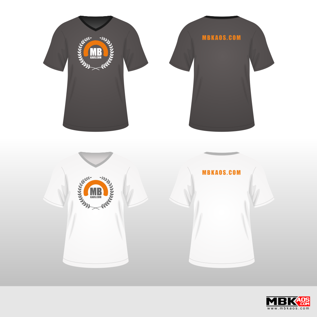Download T-Shirt Mockup Vektor Cdr - MBKaos