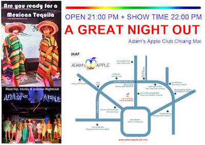 A great night out in Chiang Mai … legendary LGBT Venue Adams Apple Club