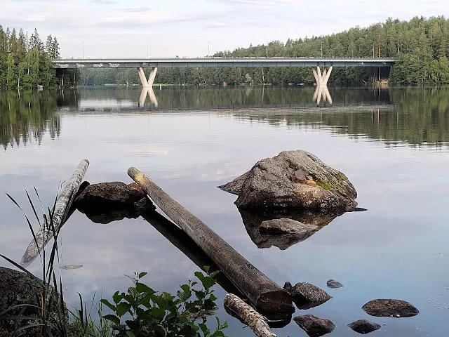 #Tampereen #Särkijärven ylittävä silta ja rantakuvaa #Luontokuvaaja #eduskuntavaaliehdokas #SeppoLehto 22.7.2025