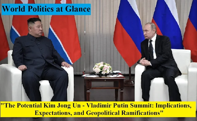 Vladmir Putin and Kim Jong Un Meeting