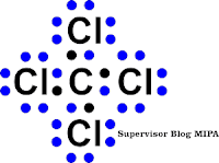 Struktur Lewis Karbon Tetraklorida (CCl4)
