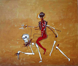 last work of Jean-Michel Basquiat, 1988