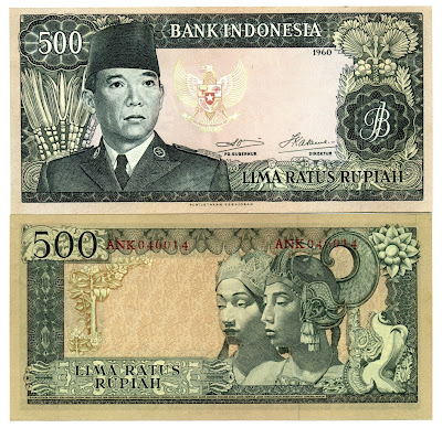  Merupakan seri yang sangat diminati oleh para kolektor mancanegara 1960 (seri Sukarno)