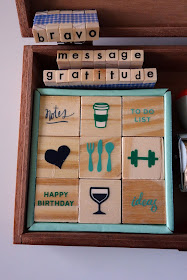 Cigar box, craft stamps, crafting box, planner, journal, ink pad, carft supplies, wooden box