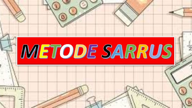 Metode sarrus atau Basketweave Method