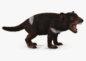 Realistic 3-inch Tasmanian Devil Toy or Replica