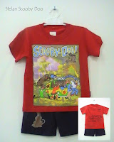 baju kartun motif scooby doo