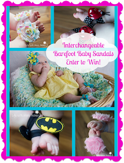 Interchangeable Barefoot Baby Sandal Giveaway from Moore Babies Boutique