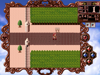 The entrance to the Eastern Woodland in Princess Maker 2.