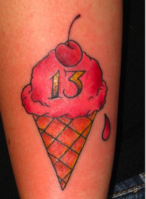 Ice Cream Tattoo Designs Collection