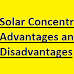Solar Concentrators Advantages and Disadvantages 