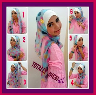 Tutorial Memakai Jilbab Hijab  Kumpulan Tutorial Memakai Jilbab 