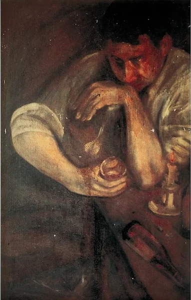 El angustiado (retrato de Xavier Amiama), 1930