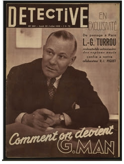 front cover journal detective 1939 leon Turrou