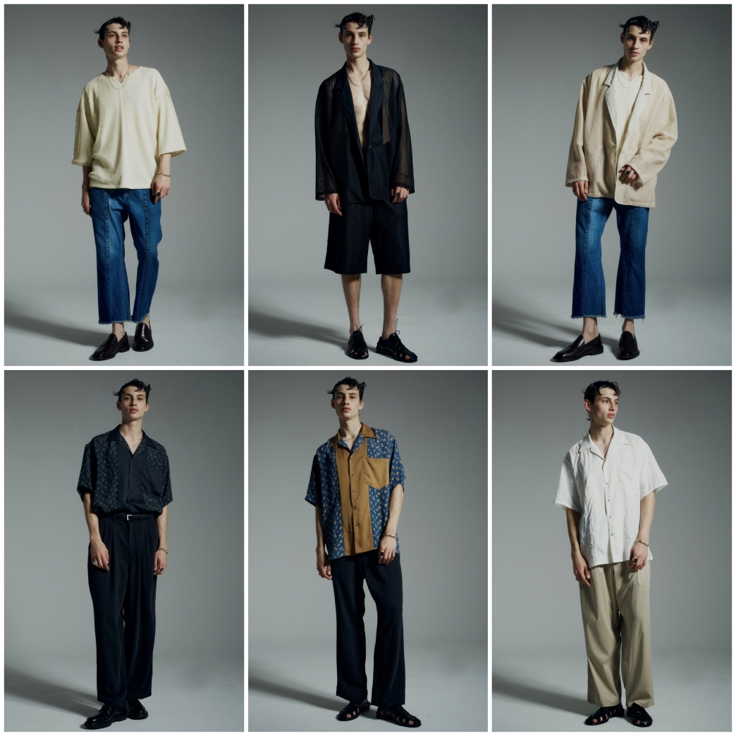 KIMMY SS2024 collection by Tokyo-based Korean designer Kim Hyoksu.