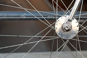 Cecil walker, bike, bicycle, the biketorialist, biketorialist, single speed, fixed speed, fixie, Swanton St, orange, frame, velocity , tim macauley, timothy macauley, model, frame, chris king, king, columbus, Victoria, Australia, wheel, hub, spoke, spokes 