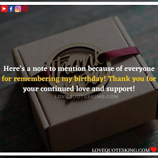 Thank you quotes for birthday wishes | Thank You Messages for Birthdays | Thank you messages for birthdays | Birthday thanks message