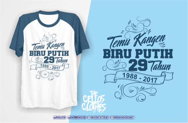  Desain Kaos Sablon Untuk Kaos Reuni Akbar Sekolah 