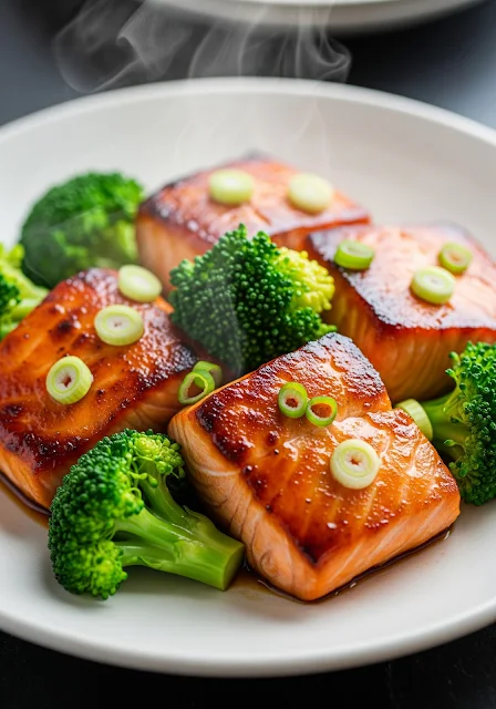 Teriyaki Lachs Rezept mit original japanischer Teriyaki-Sauce