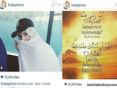 Lindsay Lohan Muat Naik Ayat Al-Qur'an Dalam Instagram!