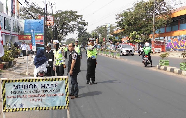 Razia Samsat Ciledug, Pelanggar Dinasehati Namun Tetap ditindak