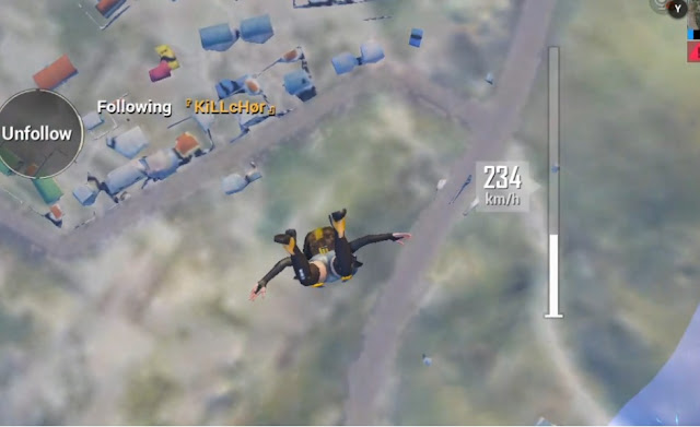 pubg mobile fast landing trick