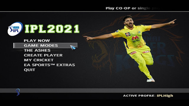 VIVO IPL 2021 free patch for EA Cricket 07