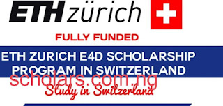 Doctorate Scholarship Program for Developing Countries at ETH Zurich in 2023