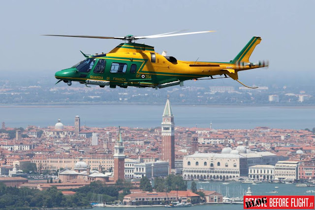 Sezione Aerea Guardia di Finanza di Venezia, in missione con il nuovo elicottero MCH-109A Nexus