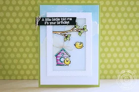 Sunny Studio Stamps: A Bird's Life Birthday Card by Eloise Blue