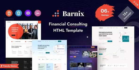 Best Business & Financial HTML Template