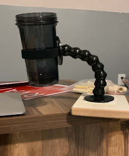 Loc-line cup holder on stand