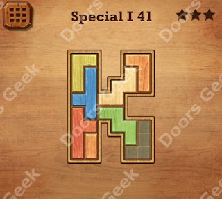 Cheats, Solutions, Walkthrough for Wood Block Puzzle Special I Level 41