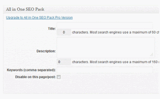 Cara Setting Plugin All In One SEO Pack 