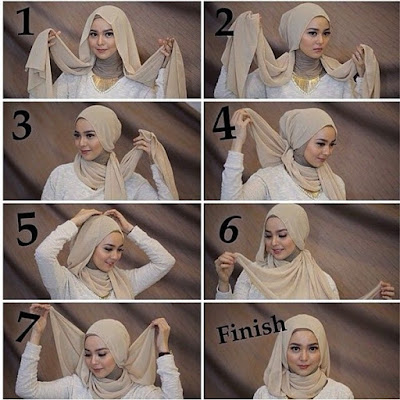 Cara memakai Jilbab Model terbaru 2016